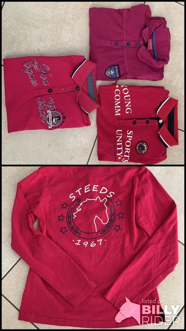 3 Polo-Shirts Größe 152 Steeds, Gründinger , Kinder-Oberteile, München , Abbildung 3
