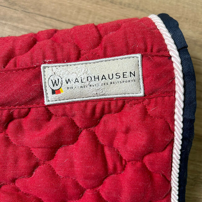 3 Satteldecken WB: Blau, Rot, Grau, Erelir, Dressage Pads, Herrnhut, Image 5