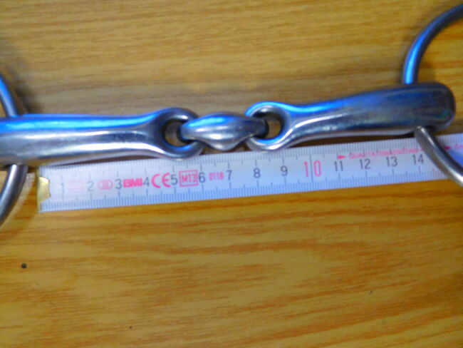 3 X Doppelgebrochene Gebisse für große Pferde, PJ, Horse Bits, Ochsenausen, Image 2