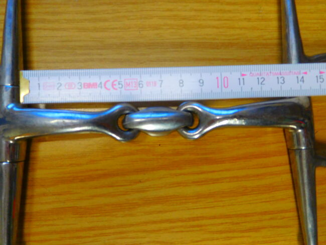 3 X Doppelgebrochene Gebisse für große Pferde, PJ, Horse Bits, Ochsenausen, Image 3