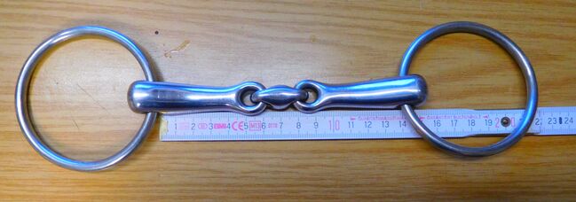 3 X Doppelgebrochene Gebisse für große Pferde, PJ, Horse Bits, Ochsenausen, Image 4