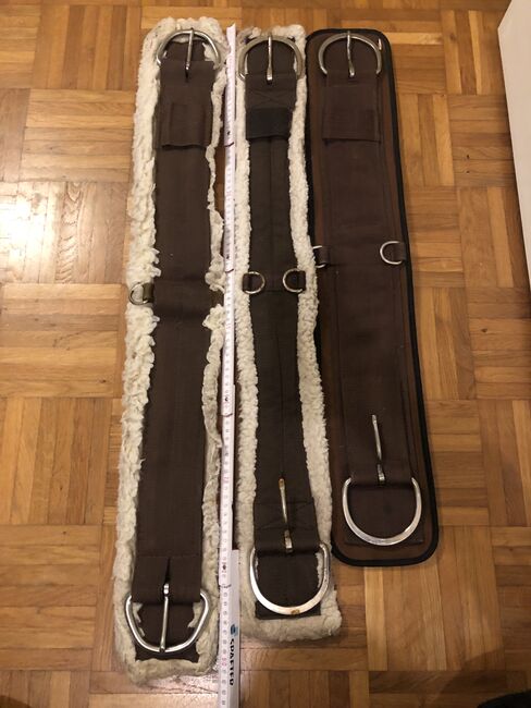 3x Sattelgurt Western Lammfell Gr. 90 85 80, Rebecca, Girths & Cinches, Potsdam