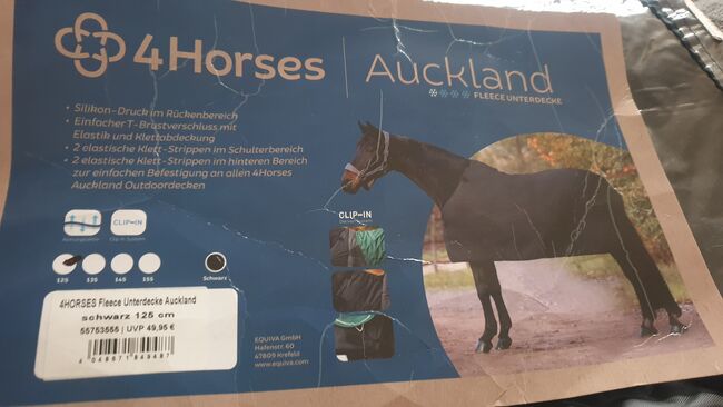 4 Horse fleece liner auckland 125cm, 4 horse Auckland , Sabrina Dettmer , Pferdedecken, Ketsch