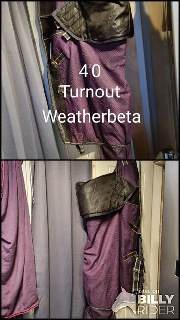 4'0 Turnout Weatherbeta, Weatherbeta , Charlotte , Horse Blankets, Sheets & Coolers, ROSSENDALE, Image 3