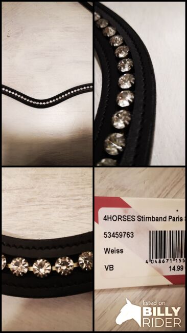 4Horses Stirnriemen Paris VB, 4Horses 53459763 , Sanna, Stirnriemen, Benediktbeuern, Abbildung 5