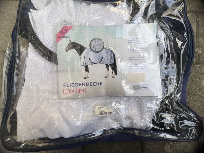 4HORSES Fliegendecke Ultra Light, 135 cm, weiss, 4HORSES Fliegendecke Ultra Light, 135 cm, weiss, Gaby Lais, Horse Blankets, Sheets & Coolers, Malsburg-Marzell