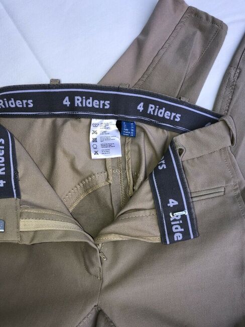 4Riders Vollbesatzreithose Gr. 34, beige, Jana Bretz, Breeches & Jodhpurs, Worms, Image 3