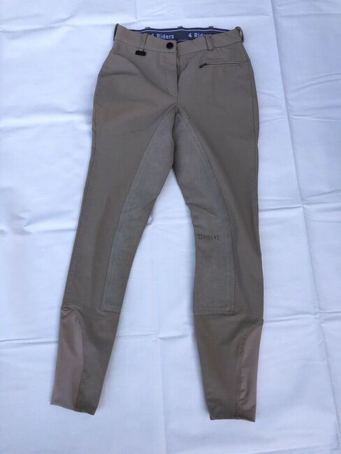 4Riders Vollbesatzreithose Gr. 34, beige, Jana Bretz, Breeches & Jodhpurs, Worms