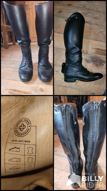 4Riders Lederstiefel 40 M H47 W39, 4Riders Oxford, Sabine, Riding Boots, Lastrup, Image 6