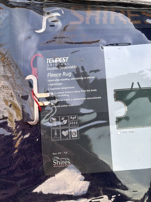5.3ft Shires Fleece, Shires, Harriet Foale, Horse Blankets, Sheets & Coolers, Kingsbridge , Image 2
