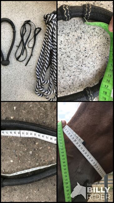 5/8 Bosal schwarz-weiß, Tackroom Ratingen, Ursie, Bitless Bridles, Reutlingen, Image 12