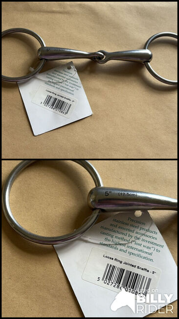 5’’ Loose ring snaffle, Harriet Foale, Wędzidła, Kingsbridge , Image 3