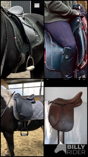 5 Sättel  GESTOHLEN, Sommer und Massimo Somero DS und DS II, Bianca, Dressage Saddle, Kranenburg, Image 6