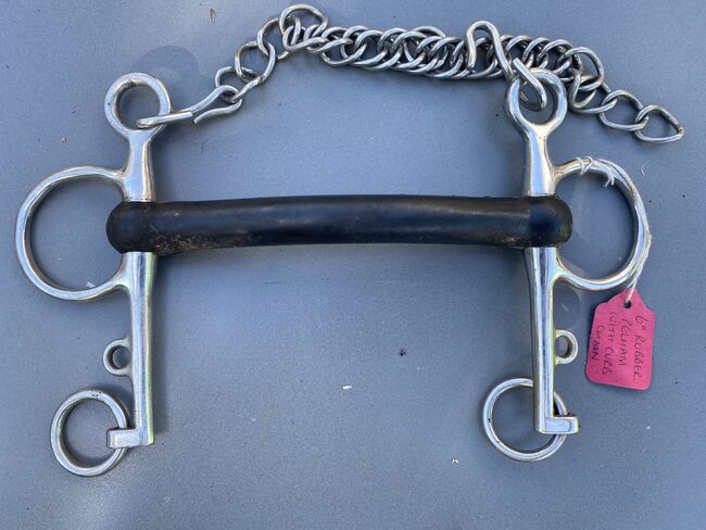 6” Pelham bit w/ curb chain, Zoe Chipp, Horse Bits, Weymouth