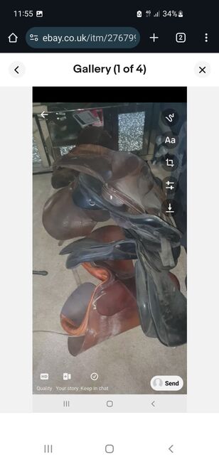 7 saddles in total, Kelly johnson , All Purpose Saddle, Jarrow