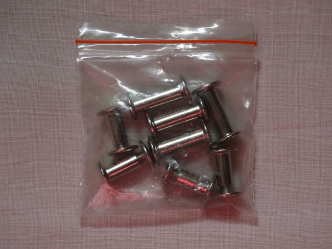 8 Chicagoschrauben: 4x 10mm & 4x 15mm Buchschrauben Gürtelnieten Schraubnieten, Anne, Other, Wahrenholz