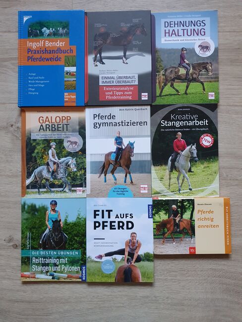 9 Pferdebücher Pferdeweide Galopparbeit Dehnungshaltung, Denise, Books, Adendorf