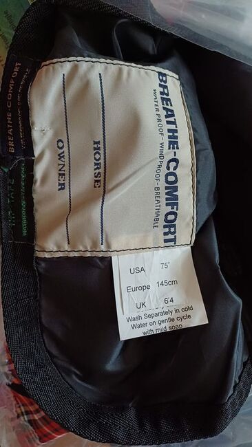 98,50€% REDUZIERT 600D HighNeck Regendecke m Fleece Blau Karo 135 145 155, EquiTack Regendecke mit Fleece, Reitartikelbörse (Reitartikelbörse - Onlineshop für Wanderreiter), Horse Blankets, Sheets & Coolers, Grevenbroich, Image 10