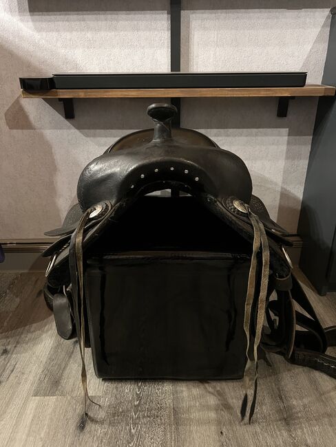 A&M Reitsport Westernsattel 1160 Baumlos Kaltblut breit, A&M Reitsport 1160, Tanja Hochhaus , Western Saddle, Schwarzenberg, Image 3