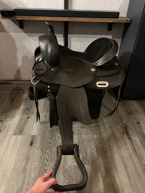 A&M Reitsport Westernsattel 1160 Baumlos Kaltblut breit, A&M Reitsport 1160, Tanja Hochhaus , Western Saddle, Schwarzenberg