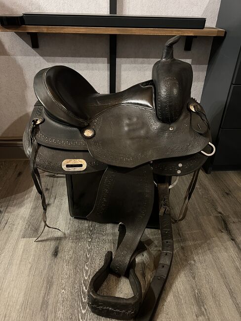 A&M Reitsport Westernsattel 1160 Baumlos Kaltblut breit, A&M Reitsport 1160, Tanja Hochhaus , Westernsattel, Schwarzenberg, Abbildung 4