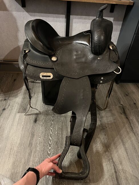 A&M Reitsport Westernsattel 1160 Baumlos Kaltblut breit, A&M Reitsport 1160, Tanja Hochhaus , Westernsattel, Schwarzenberg, Abbildung 5