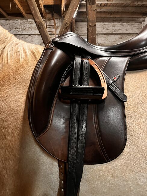 Absolutes Schnäppchen! Selleria Equipe Olymp Dressursattel braun 17', Selleria Equipe Olymp, Lynn Marie, Dressage Saddle, Image 3
