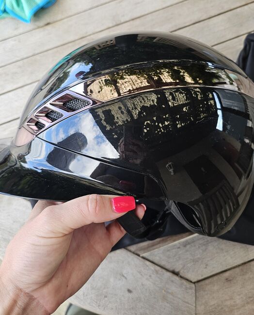 Abus, Pikeur Reithelm AirLuxe Chrome Long Vizor, Gr. S, Abus/Pikeur AirLuxe Long Vizor, Christin , Riding Helmets, Freudenstadt, Image 9