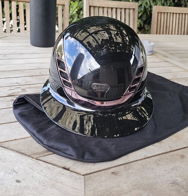 Abus, Pikeur Reithelm AirLuxe Chrome Long Vizor, Gr. S, Abus/Pikeur AirLuxe Long Vizor, Christin , Riding Helmets, Freudenstadt