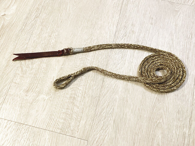 Akademisches Seil mit Loop von Balanced Horseman * 2,0 Meter duo-gold * 2m kurzer Bodenarbeitsstrick, Balanced Horseman Akademisches Seil mit Loop, annadausac, Leads, Aachen, Image 6