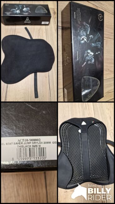 ACAVALLO Sitzschoner Gelpolster Sattelpolster Gr.M 20mm, Acavallo, Tanja Tofahrn , Inne podkładki pod siodło, Wipperfürth , Image 5