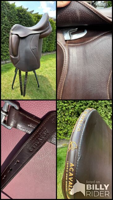 Acavallo Sattel Leonardo Dressursattel 17 Zoll braun, Acavallo  Leonardo, Carina Bolus, Dressage Saddle, Everswinkel, Image 15