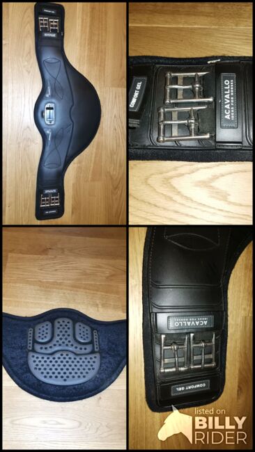 ACAVALLO - Stollenschutzgurt PVC + Gel in schwarz, ACAVALLO , Linda Schuh, Sattelgurte, Weil der Stadt , Abbildung 5