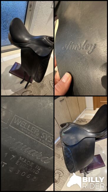 Ainsley Dressur Sattel Weller Sytems 17 Zoll, Weller Systems Ainsley, Fabienne Winkler, Dressage Saddle, Bürstadt, Image 5