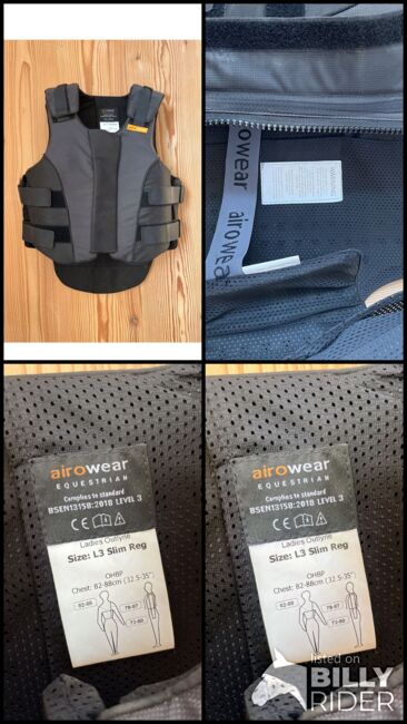 Airo Wear Ladys Outlyne Schutzweste L3 slim regular, airowear ladies Outlyne , Sarah, Safety Vests & Back Protectors, Eichstätt , Image 14
