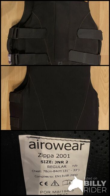 Airowear Sicherheitsweste Gr. Junior 2, Airowear , Lisa Sauerzweig, Sicherheitswesten & Rückenprotektoren, Troisdorf , Abbildung 4