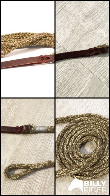 Akademisches Seil mit Loop von Balanced Horseman * 2,0 Meter duo-gold * 2m kurzer Bodenarbeitsstrick, Balanced Horseman Akademisches Seil mit Loop, annadausac, Stricke, Aachen, Abbildung 9