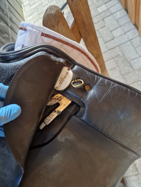 Albion Dressursattel SL 17,5 Zoll MW mittlere kammer, Albion  Dressursattel , K. Werner, Dressage Saddle, Westerwalsede, Image 11