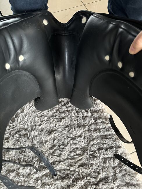 Dressursattel Albion, Albion  SLK LH NS , Nancy Weitzel, Lambskin Pad, Babenhausen, Image 6