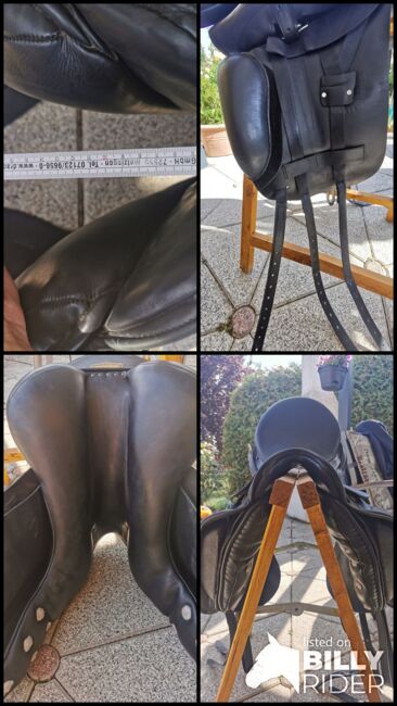 Albion Dressursattel SLK 17,5zoll schwarz, Albion  Adujsta Europa SLK HH/NS, Selina Lange , Dressage Saddle, Achstetten, Image 10