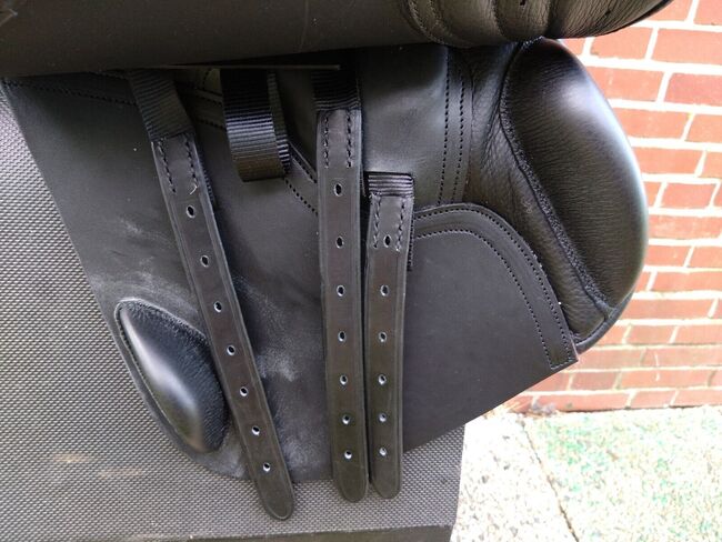 Albion K2 New Adjusta Jump Springsattel 17,5 Zoll Kammer MW schwarz, Albion K2 New Adjusta, Rabea, Jumping Saddle, Südermarsch, Image 6