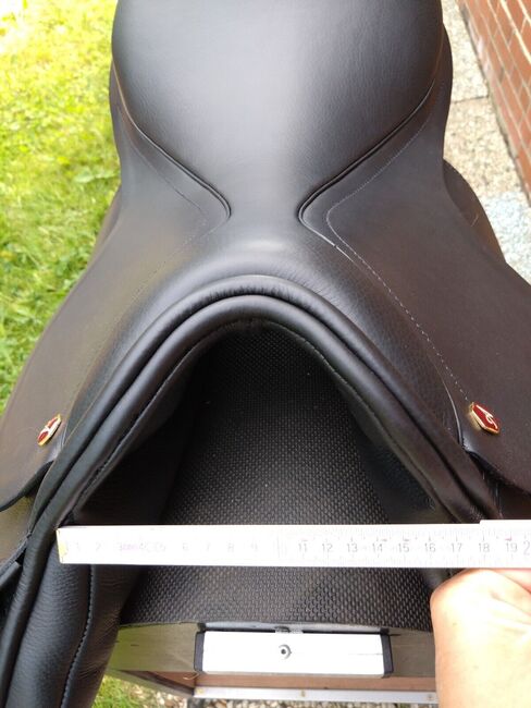 Albion K2 New Adjusta Jump Springsattel 17,5 Zoll Kammer MW schwarz, Albion K2 New Adjusta, Rabea, Jumping Saddle, Südermarsch, Image 3