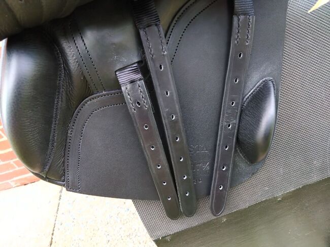 Albion K2 New Adjusta Jump Springsattel 17,5 Zoll Kammer MW schwarz, Albion K2 New Adjusta, Rabea, Jumping Saddle, Südermarsch, Image 7