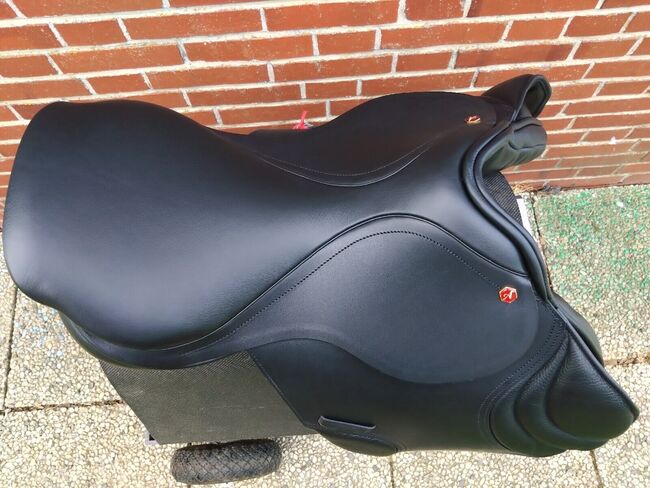 Albion K2 New Adjusta Jump Springsattel 17,5 Zoll Kammer MW schwarz, Albion K2 New Adjusta, Rabea, Jumping Saddle, Südermarsch, Image 13