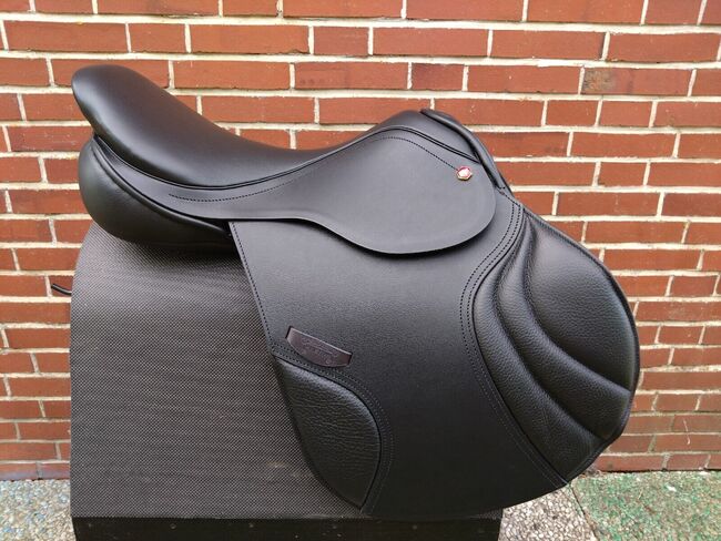 Albion K2 New Adjusta Jump Springsattel 17,5 Zoll Kammer MW schwarz, Albion K2 New Adjusta, Rabea, Jumping Saddle, Südermarsch, Image 14