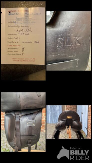 Albion SLK Dressursattel zu verkaufen, Albion SLK, Christina Buchholz, Dressage Saddle, Leht, Image 7