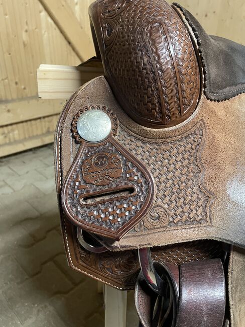 AM Saddleworld Pro Octagon, AM Saddleworld AM Saddleworld Pro Octagon, Bianca, Western Saddle, Sonnen, Image 9