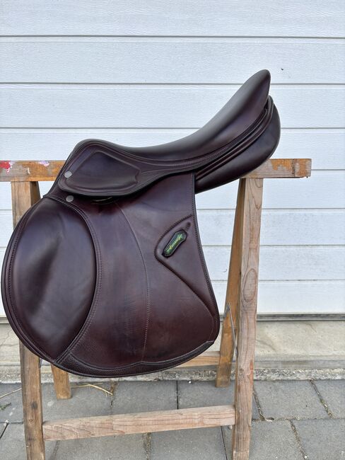 Neuwertiger Amerigo Springsattel, Amerigo Basso, N.Gaum, Jumping Saddle, Neufra, Image 2