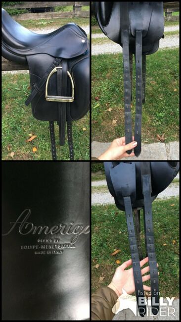 Amerigo Pinerolo 16,5 Dressursattel, Amerigo  Pinerolo, Anna, Dressage Saddle, Image 7