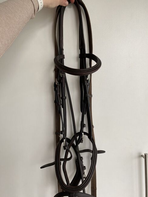 Amerigo Vespucci Trense englisch kombiniert braun WB, Amerigo Vespucci WB Trense, Anna, Bridles & Headstalls, Nordkirchen 